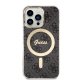 Apple iPhone 13 Pro 6.1\'\' Guess 4G Print MagSafe Case Cover (GUBPP13LH4EACSK) + Charger, Black