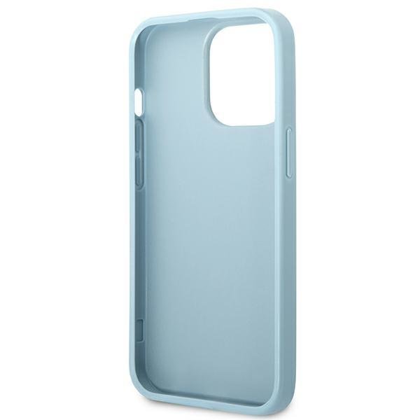 Apple iPhone 13 Pro 6.1" Guess Saffiano 4G Small Metal Logo Case Cover, Blue (1)