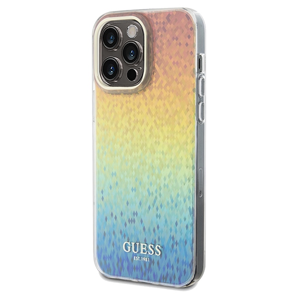 Guess IML Faceted Mirror Disco Iridescent case for iPhone 13 Pro / 13 - multicolor (0)