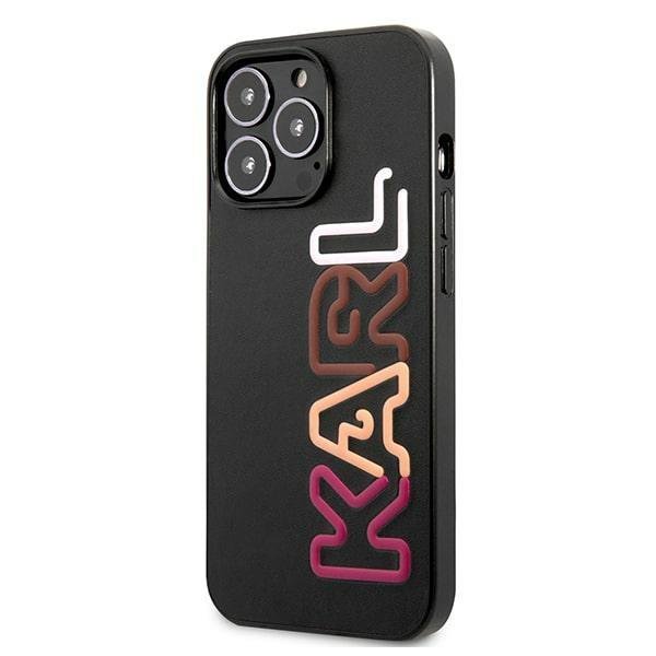 Apple iPhone 13 Pro 6.1" Karl Lagerfeld Multipink Brand Case Cover (KLHCP13LPCOBK), Black (0)