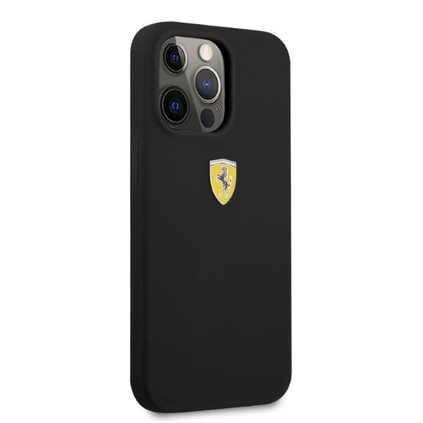 Apple iPhone 13 Pro Max Ferrari Silicone Magsafe Hard Case Cover, Black (Fessihmp13xbk) (2)