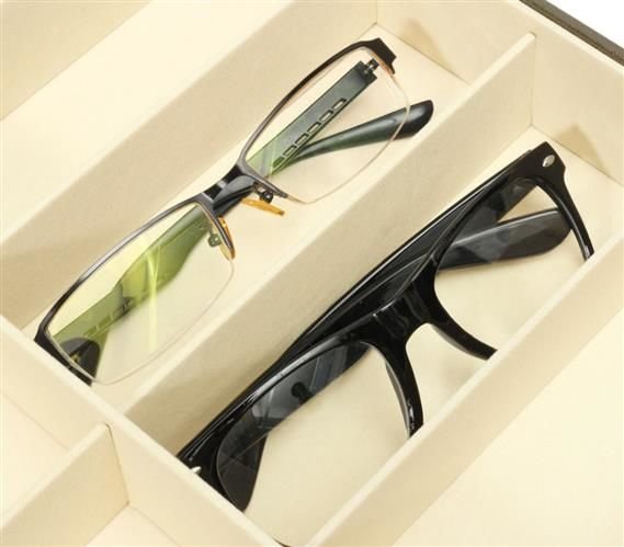 8 Slots Glasses Sunglasses Case Eyewear Display Box Storage Organizer (2)