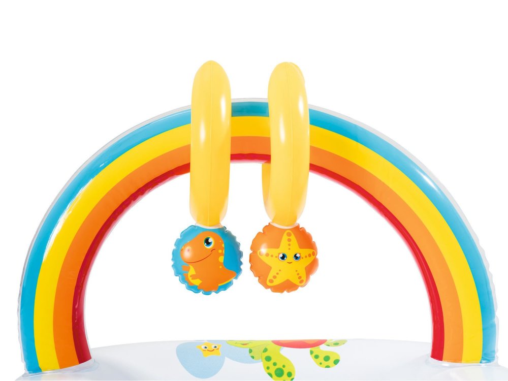 Inflatable baby changing mat with toys, 81x63x46 cm, Bestway 52241 (1)