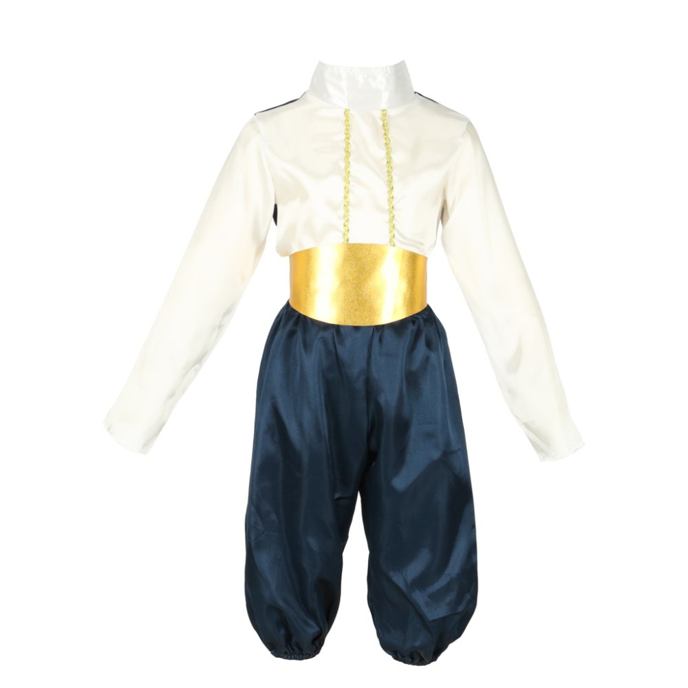 Kids King Costume with Crown and Cape for Fancy Dress M (110-120 cm) (3)