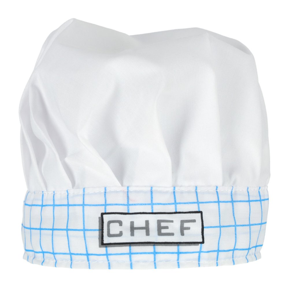 Kids Chef Costume Set with Apron and Hat for Dress-Up Ages 3-8 (3)