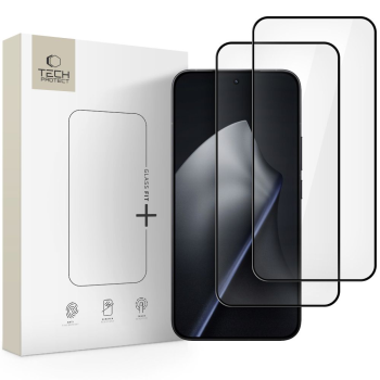Xiaomi 15T / 15T Pro Tech-Protect Glass Fit+ Full Tempered Glass 2x