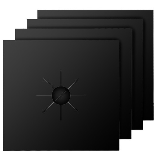 Reusable Gas Stove Protector Non-Stick Gas Stove Burner Cover Mat Pad Clean Liner for Kitchen, 4 pcs. (11)