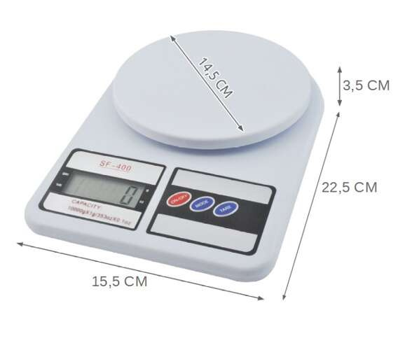 Ruhhy 24174 Digital Kitchen Scale, 10 kg (1)