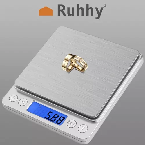 Precision Digital Kitchen Scale 500g x 0.01g Ruhhy 19899 (2)