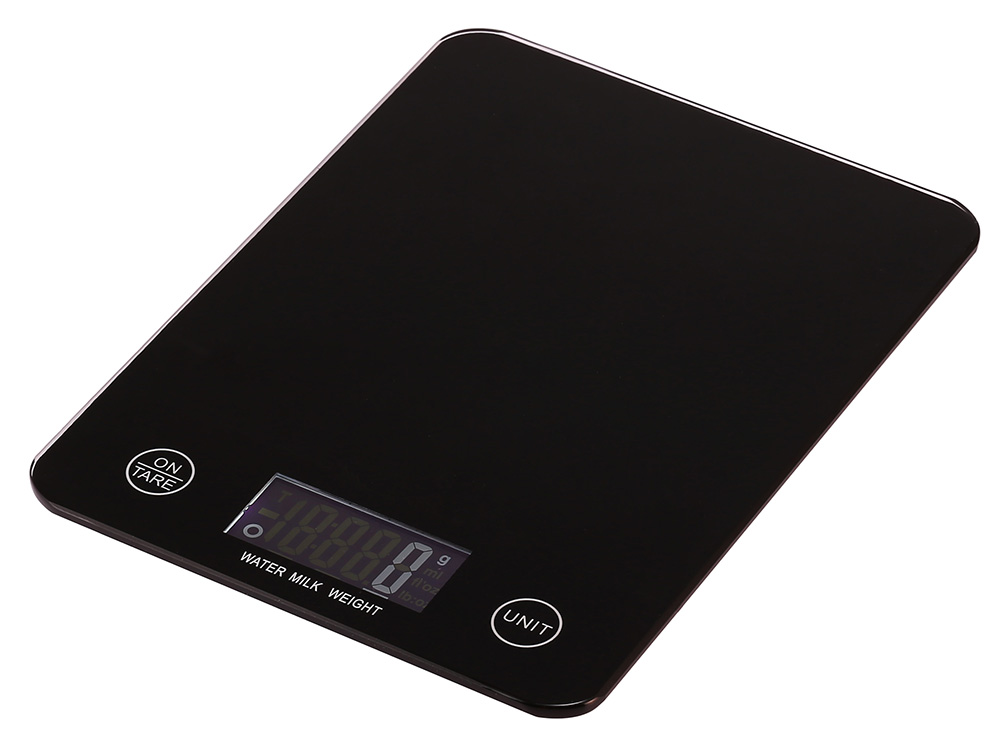 5kg/1g Electronic Digital Kitchen Weight Scale with LCD Display, Black (2)