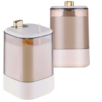 Container Holder Organizer Dispenser For Toothpicks, Pink