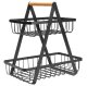 Metal Basket Holder for Fruits and Vegetables, 32 cm.