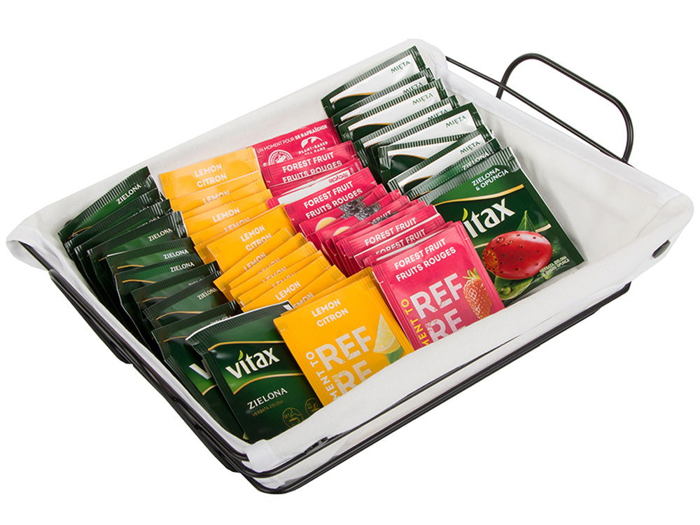 Loft Metal Wire Basket For Kitchen Fruit Bread With Lining (3)