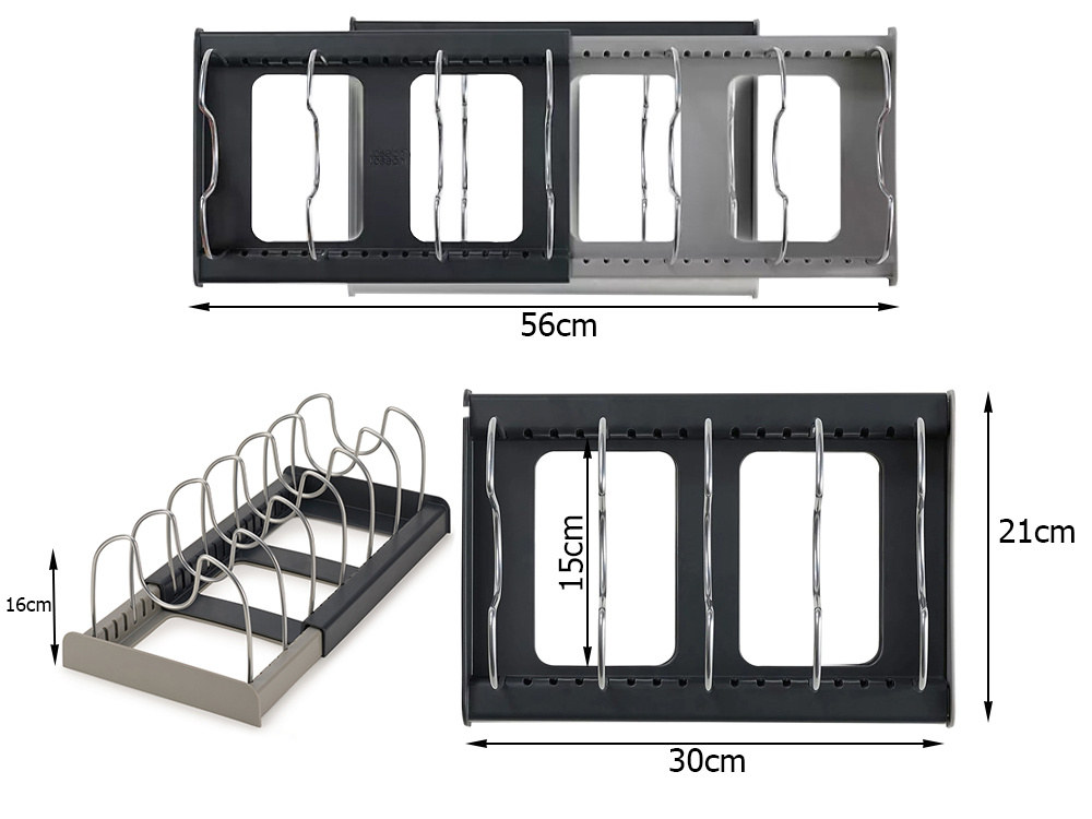Pot Rack, Pan Cookware Organizer (3)