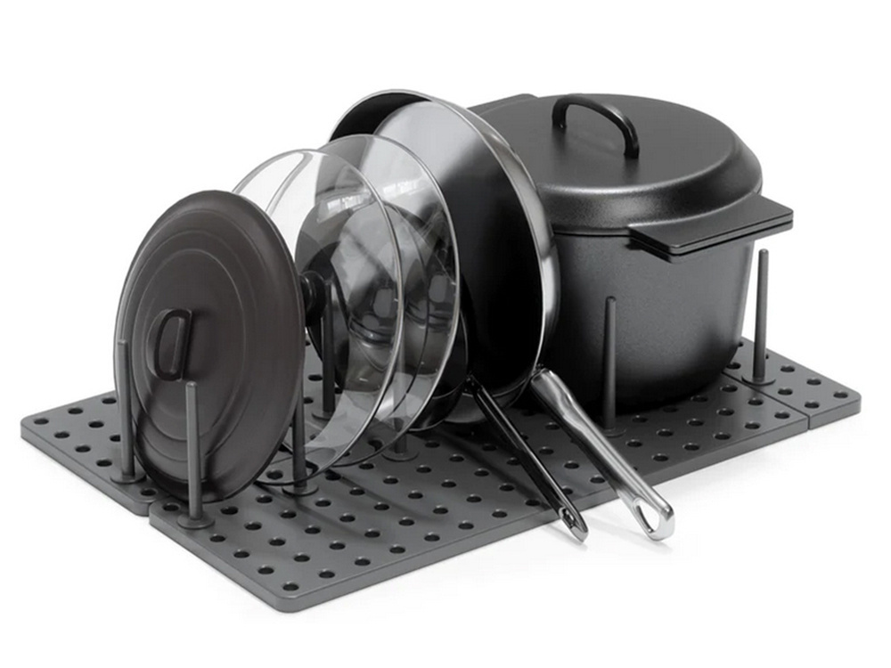 Pot-And-Pan Drawer Insert Lids Containers Organiser Pull-Out Stand (2)