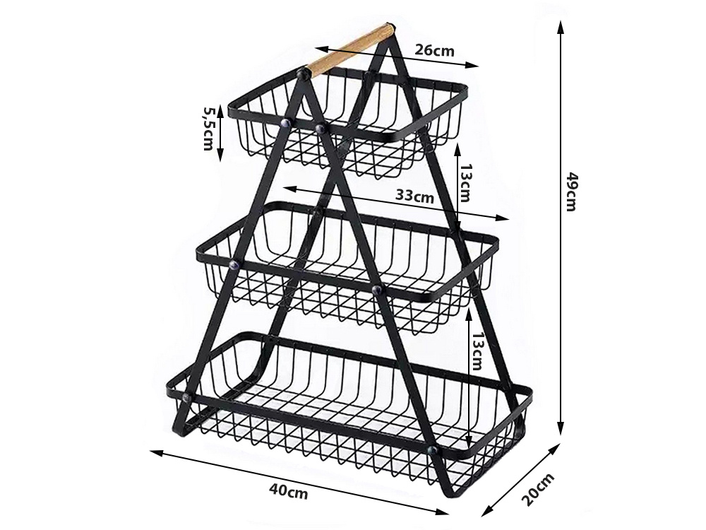 Three-Level Kitchen Shelf Organizer (6)