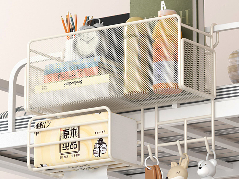 Suspended Hanging Kitchen and Bathroom Shelf + 3 Hooks, Different colours (6)