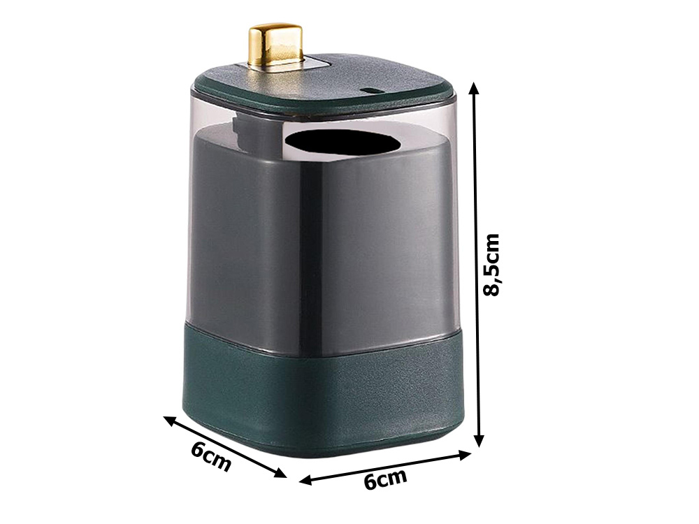 Container Holder Organizer Dispenser For Toothpicks, Green (0)