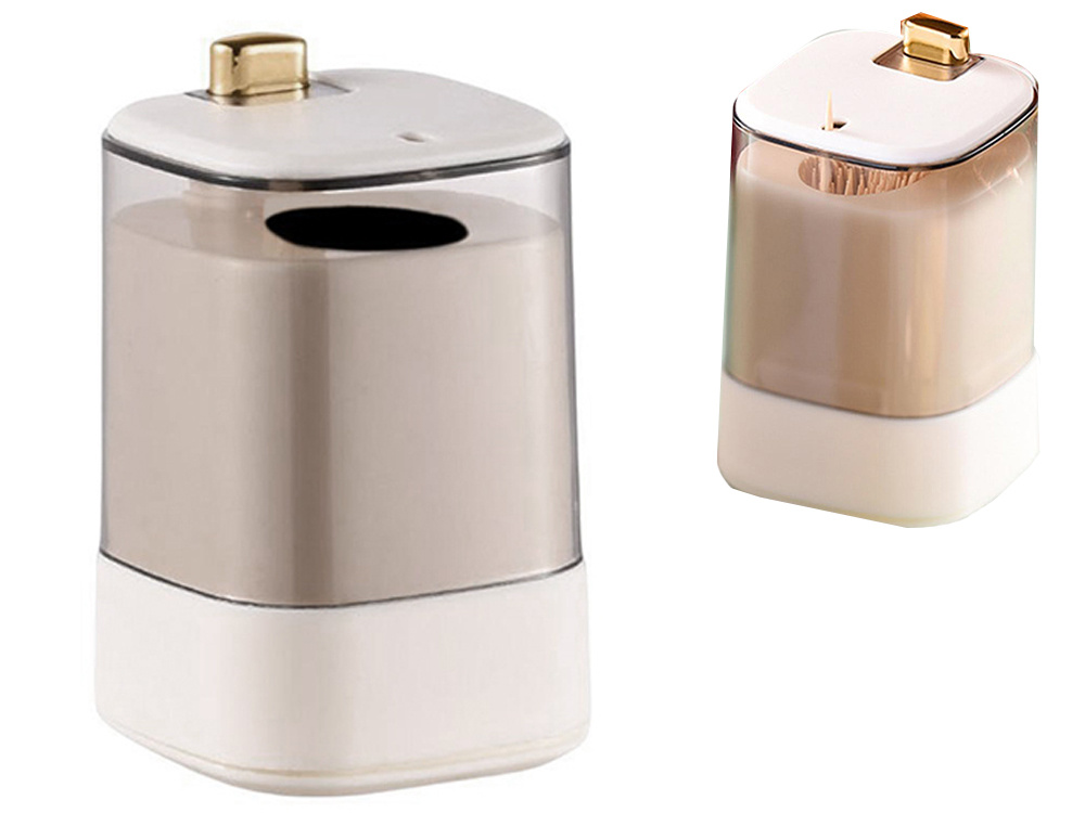 Container Holder Organizer Dispenser For Toothpicks, Pink (4)
