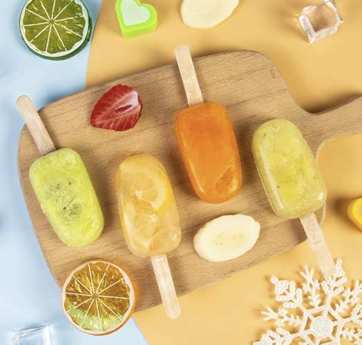 Ruhhy Silicone Mold for Ice Cream + 50 Sticks (3)