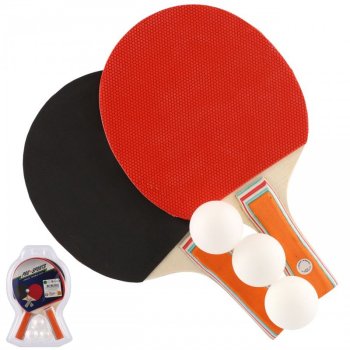 A Set of Ping Pong Rackets and Balls, Table Tennis Paddles