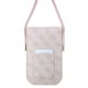Guess Smartphone Handbag 4G Metal Script Logo, Pink