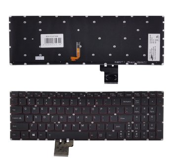 Backlit Keyboard for LENOVO Erazer Y50, Y50-70, Y70-70, Ideapad U530, Black
