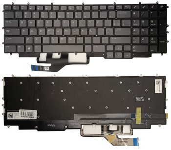 DELL G7 17 7700 laptop keyboard with backlight, US layout, black