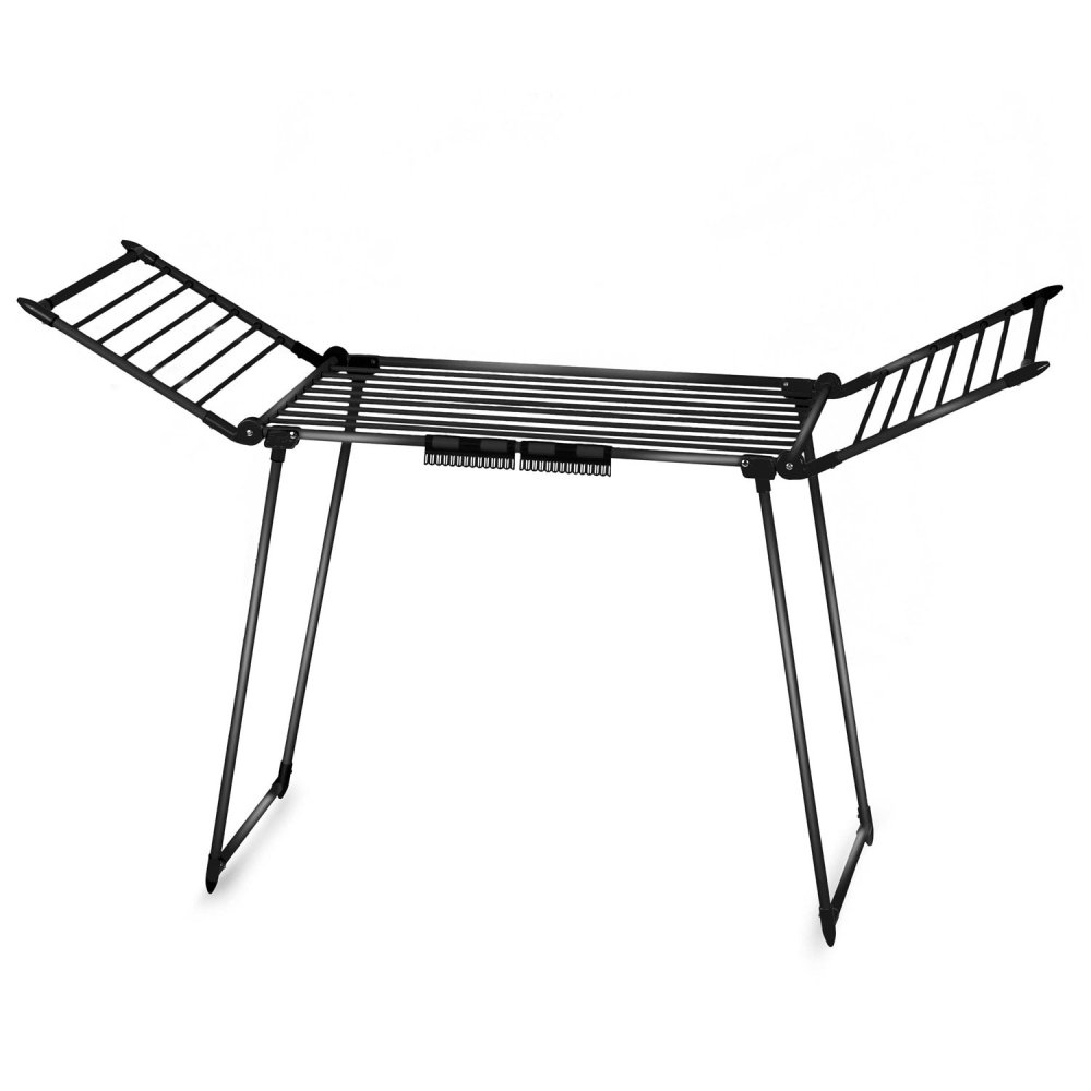 Massido Debora Foldable Clothes Drying Rack 19 m, Black (1)