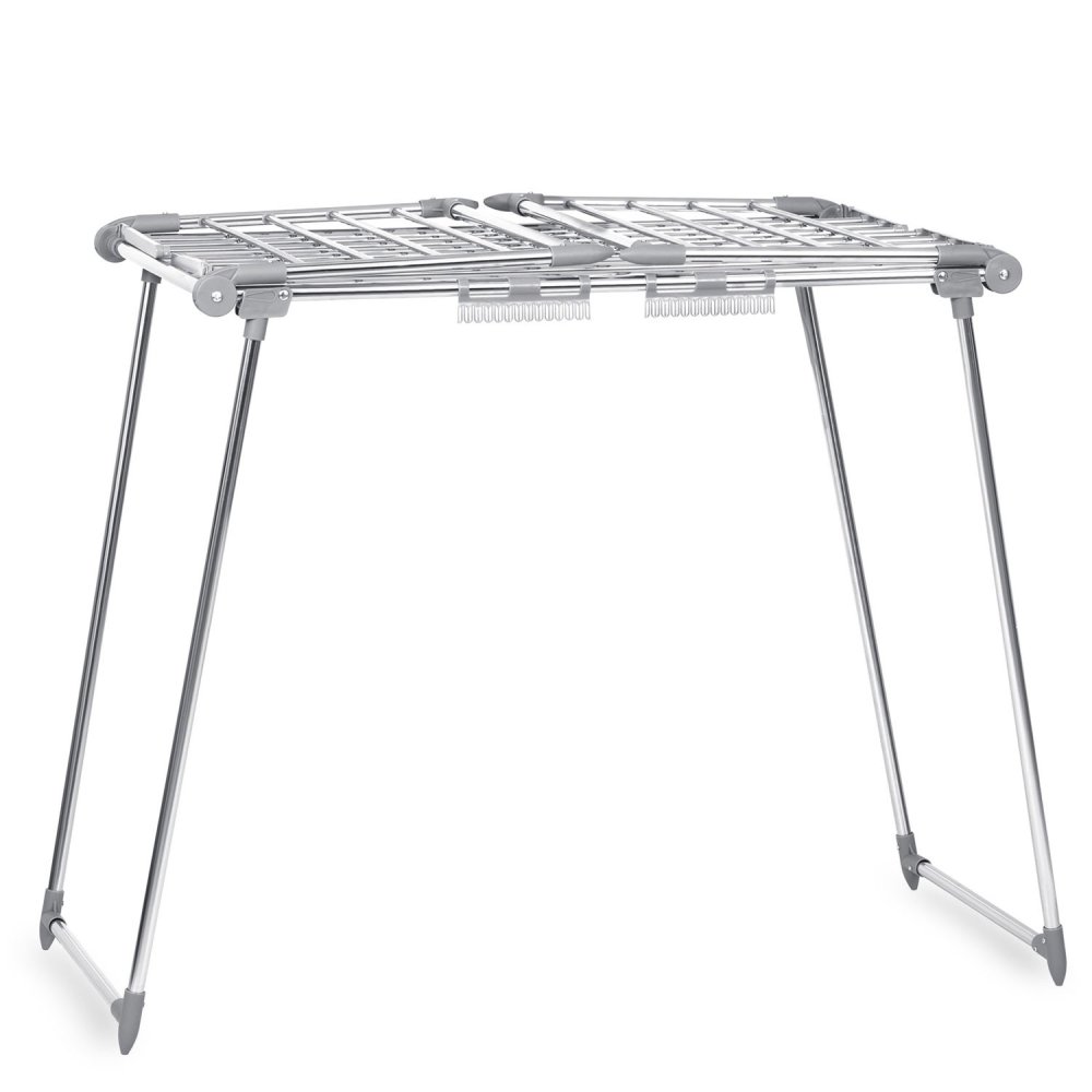 Massido Foldable Clothes Drying Rack Lina, 22 m, Stainless Steel (3)