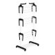 ModernHome Vertical Foldable Clothes Drying Rack with Wheels