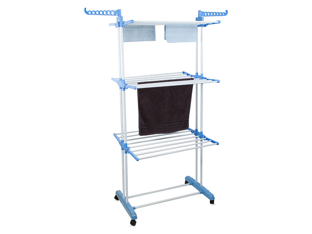 Multifunctional Folding Laundry Clothe Drying Rack Dryer Garment Hanger Stand, 170cm (1)