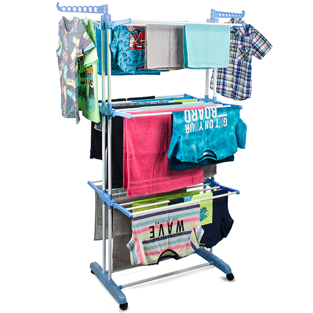 Multifunctional Folding Laundry Clothe Drying Rack Dryer Garment Hanger Stand, 170cm (3)