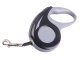 Automatic retractable dog leash with tape and lock, 5m, up to 15kg