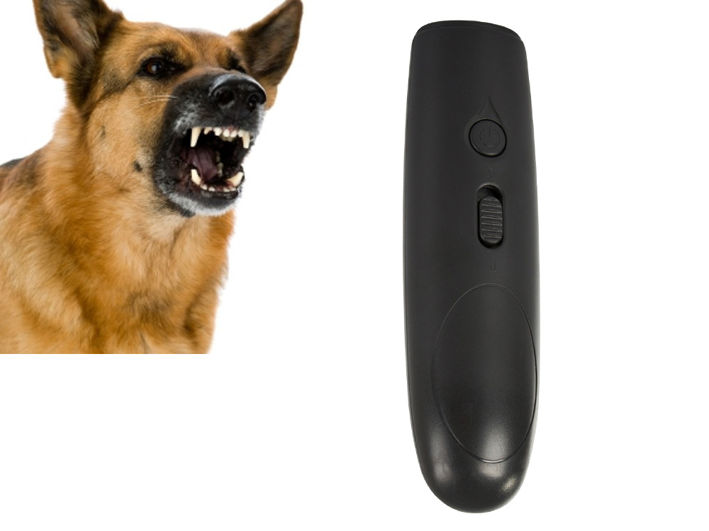 Ultrasonic Anti-barking Device Electronic Dog Repellent Dog Training Device with Torch (0)