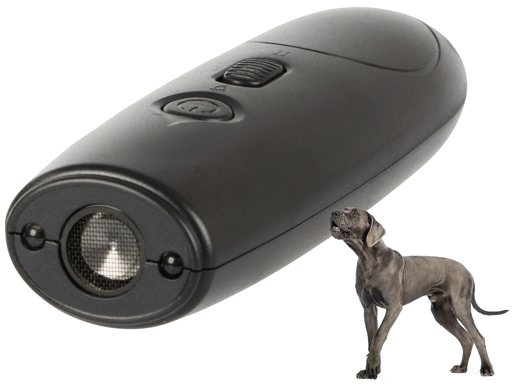 Ultrasonic Anti-barking Device Electronic Dog Repellent Dog Training Device with Torch (3)