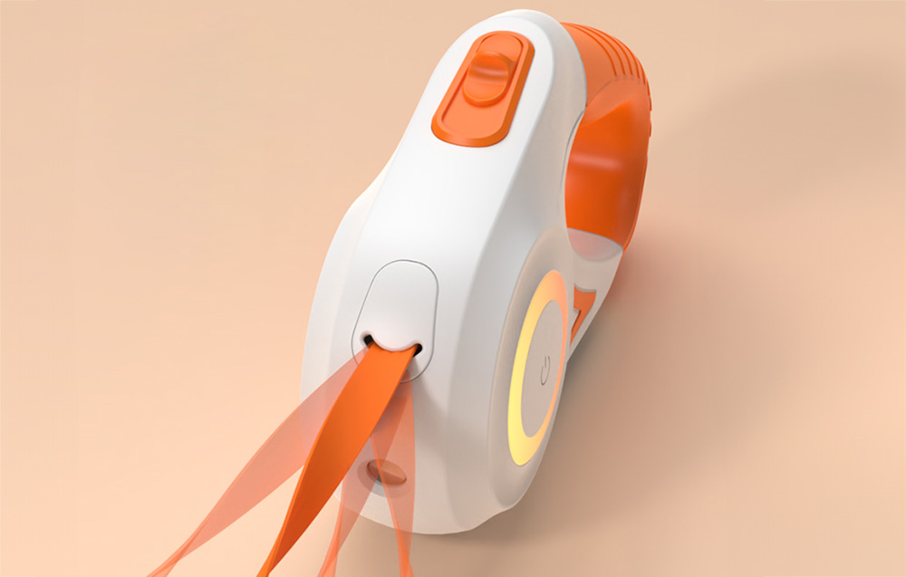 Rojeco Automatic Retractable Dog Leash 5m/35kg with LED, Purple (3)