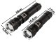 Tactical Military Flashlight Bailong LED CREE XHP160 with Zoom and Power Bank