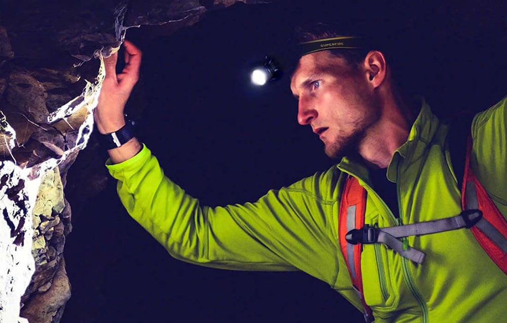 Headlamp Superfire HL55 150lm 270m USB-C (2)