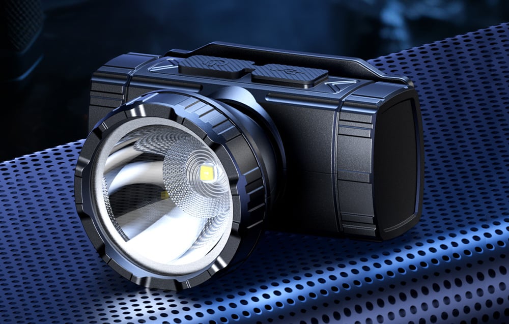Headlamp Flashlight Superfire HL96 220m Range (3)