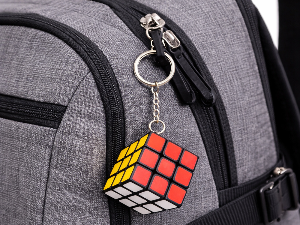 Mini Rubik's Cube Keychain 3x3 Educational Puzzle Toy, Multicolor (0)