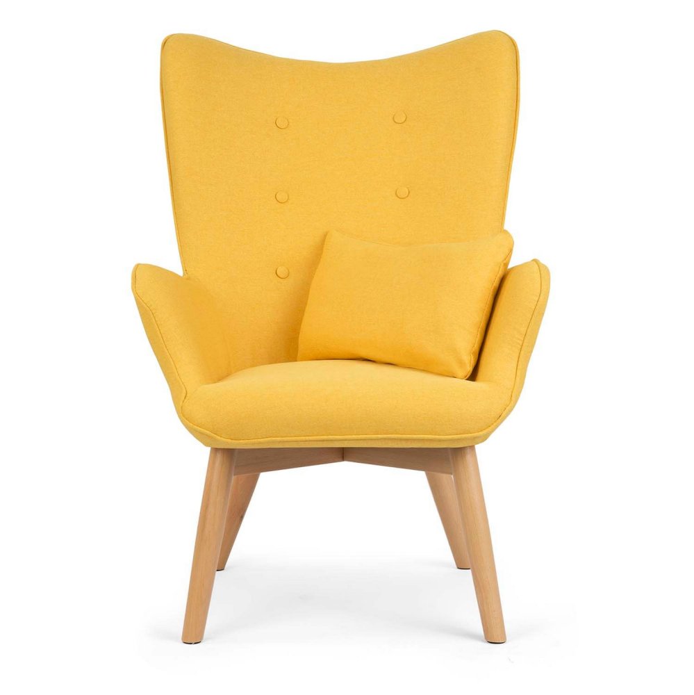 Sofotel Norse Wingback Chair with Footstool, Yellow (0)