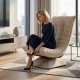Adjustable Swivel Lounge Chair ModernHome, Beige