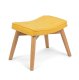 Sofotel Norse Wingback Chair with Footstool, Yellow