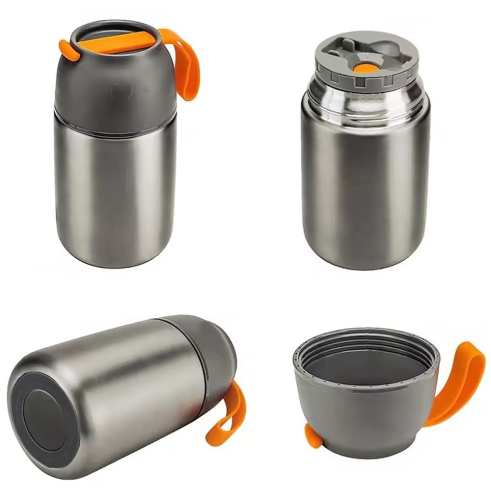 Food Thermos with Folding Spoon, 650 ml (3)