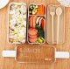 Lunch Box with Lid, 750 ml, Beige