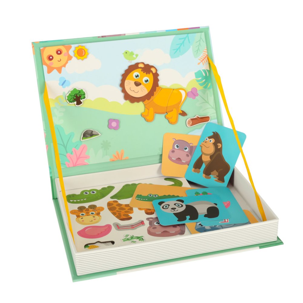 Magnetic Educational Creative Board for Children with Animals Figures, 26x19cm (3)