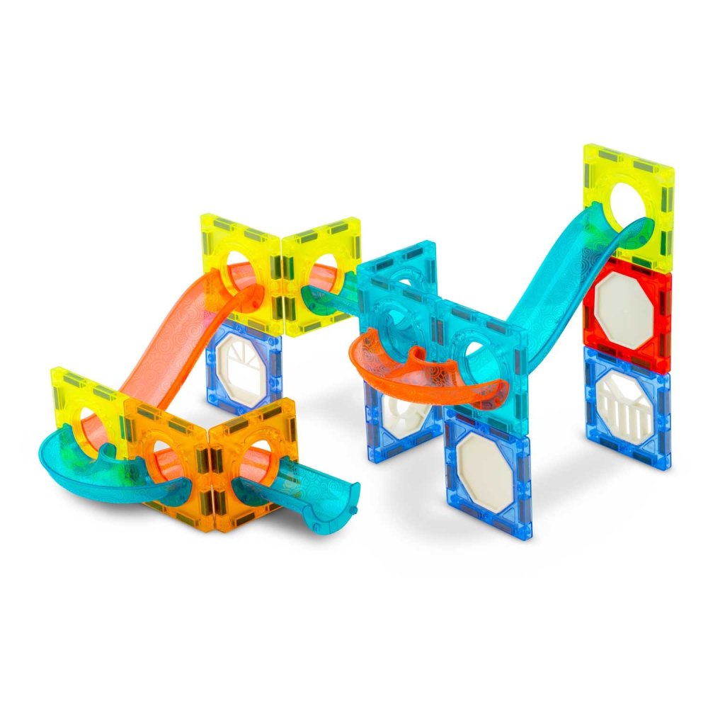 Ricokids Light-Up Magnetic Building Blocks Marble Run Set RK-763 (0)