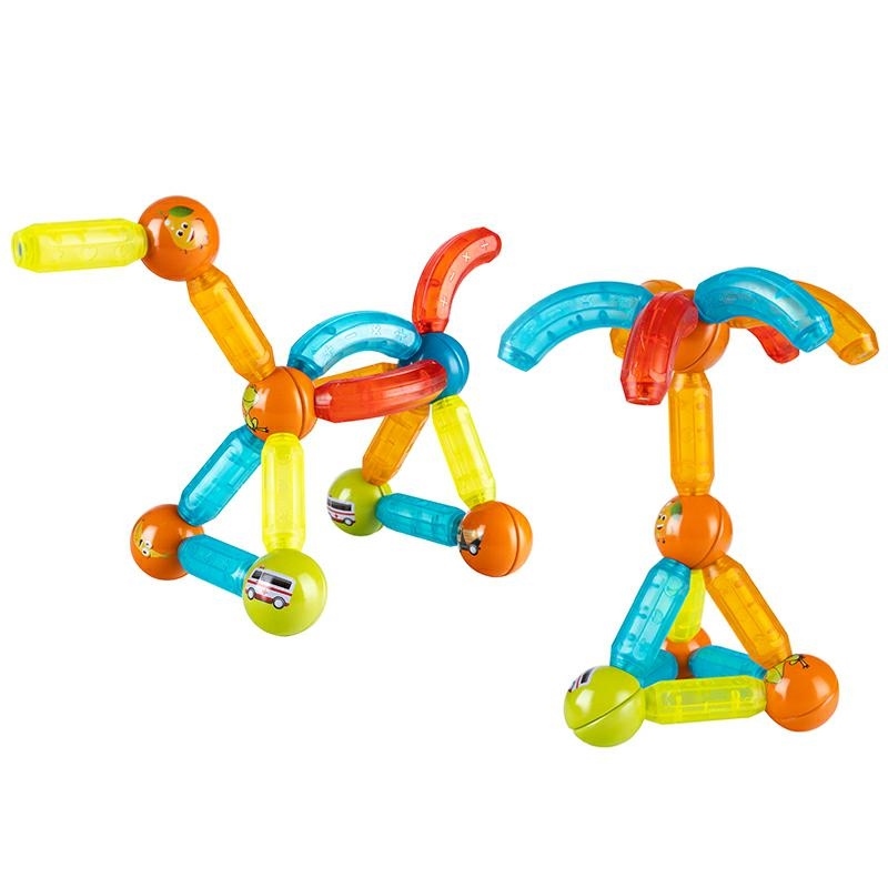 Glow in the Dark Magnetic Construction Set 52 Pieces (0)