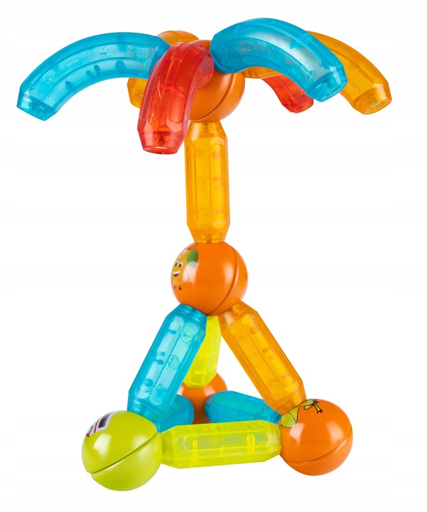 Glow in the Dark Magnetic Construction Set 52 Pieces (2)